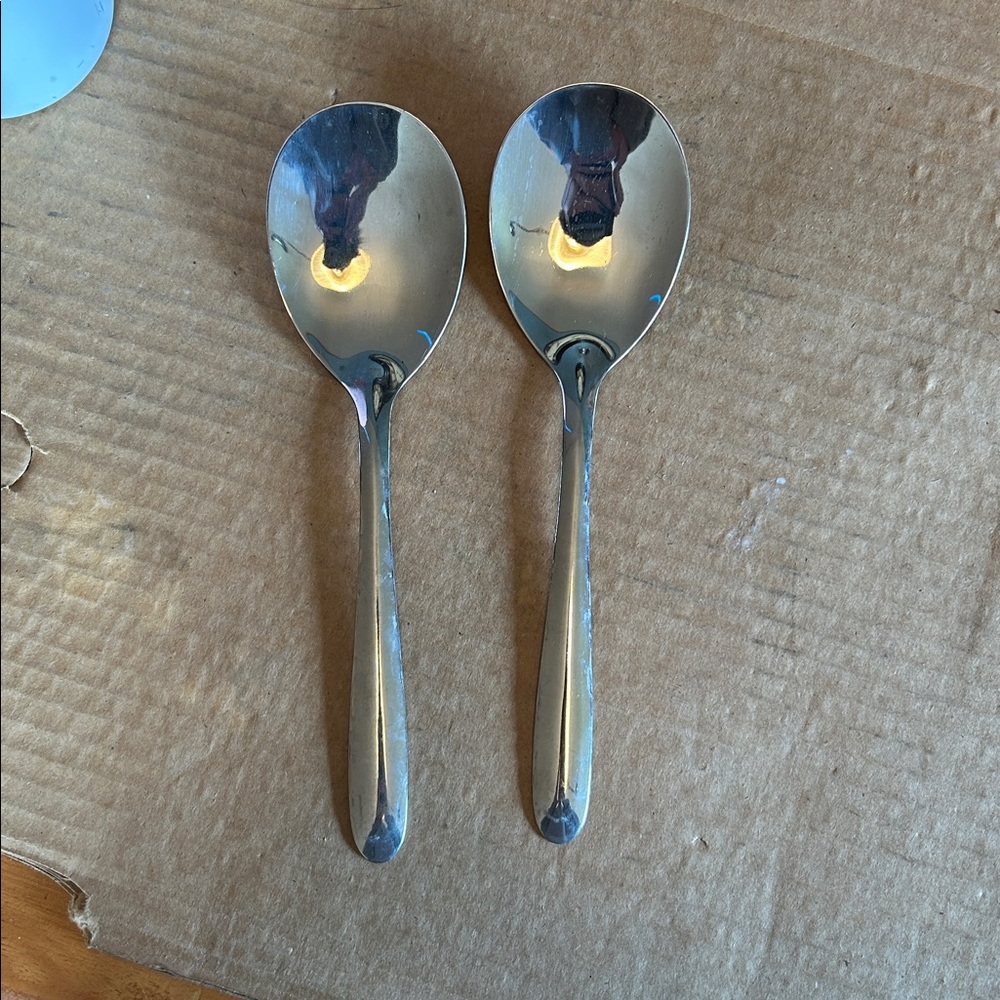 Elegant Silver Spoons Set
